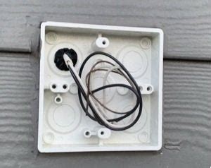 junction box floodlight hime depot|[Floodlight] Help mounting floodlight on square .